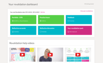 Revalidation dashboard